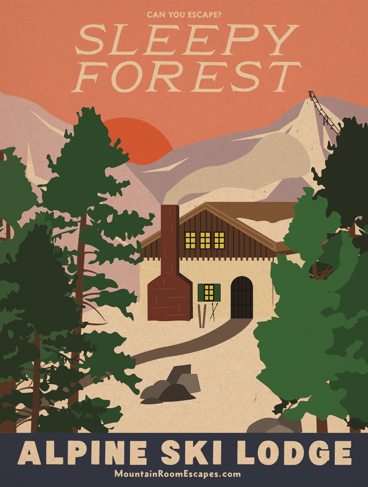Alpine Ski Lodge movie poster